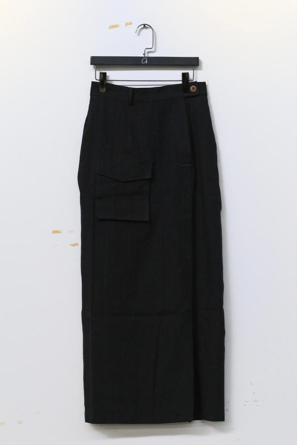 Aviva Jifei Xue straight skirt SS23-CSS-BLK